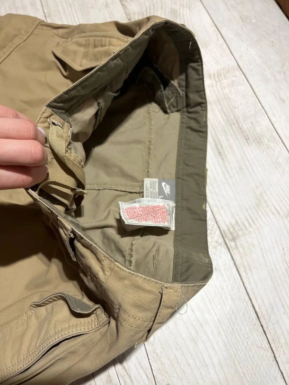 Nike Vintage Nike Cargo Shorts 00s Swoosh Size US 34 / EU 50 - 3 Thumbnail