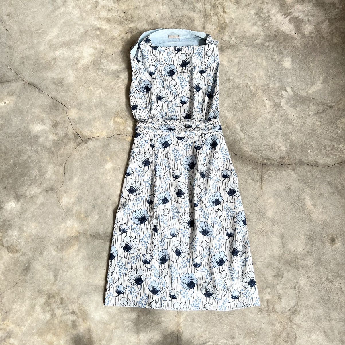 Bottega Veneta Bottega Veneta Floral Midi Dress Size S / US 4 / IT 40 - 1 Thumbnail