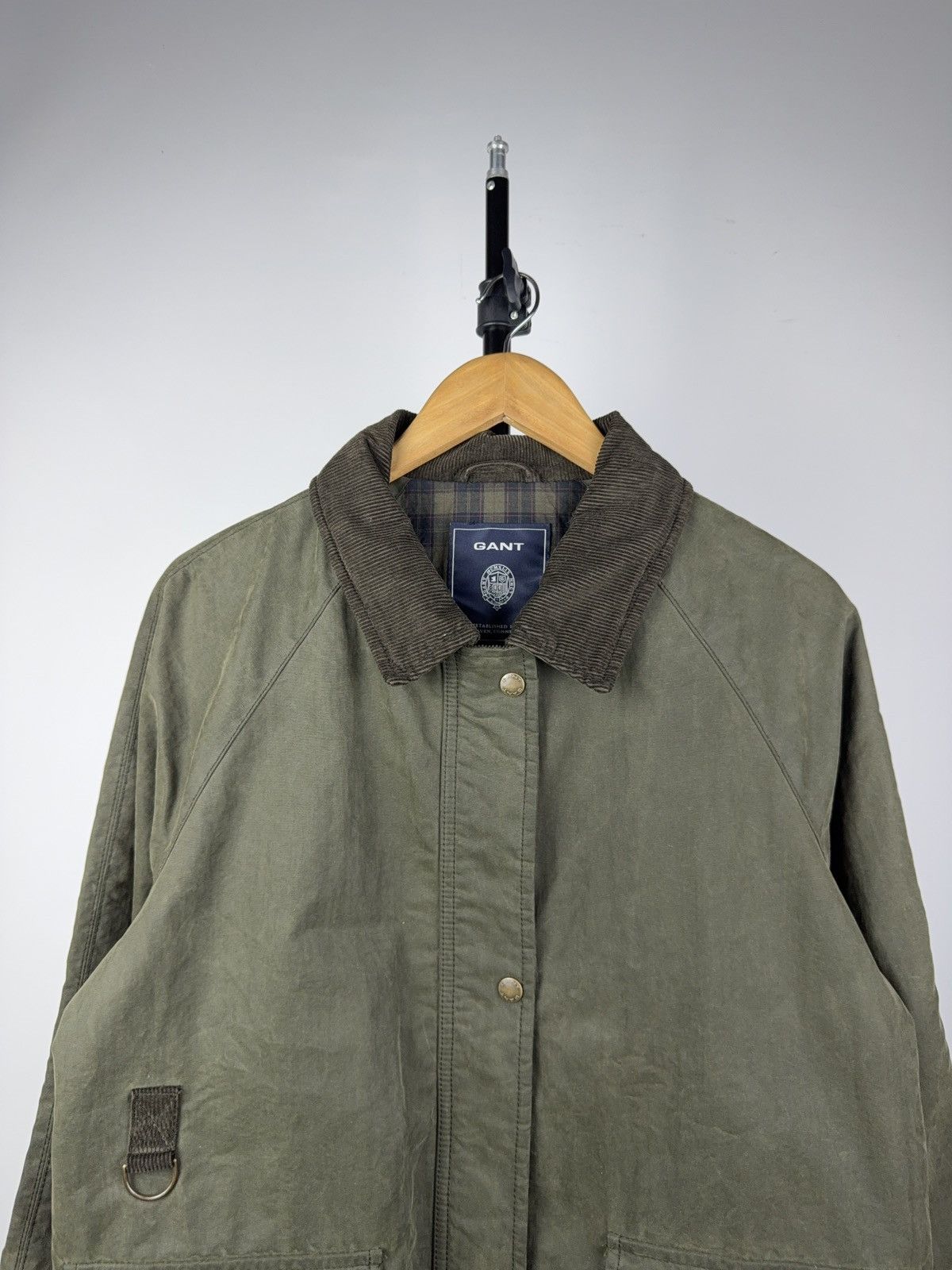 Gant Luxury London Cotton GANT Retro Wax Barbour style Jacket Size L / US 10 / IT 46 - 2 Thumbnail