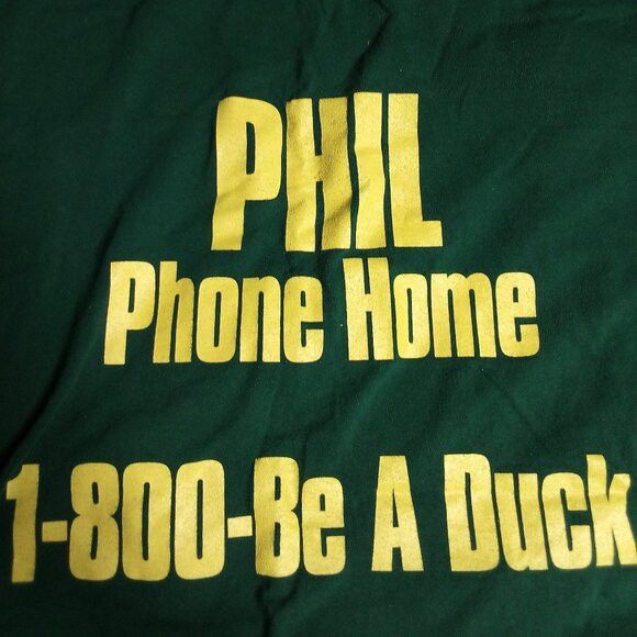 Jerzees Vintage Phil Phone Home Just Do It! Oregon Ducks T-Shir Size US L / EU 52-54 / 3 - 1 Thumbnail