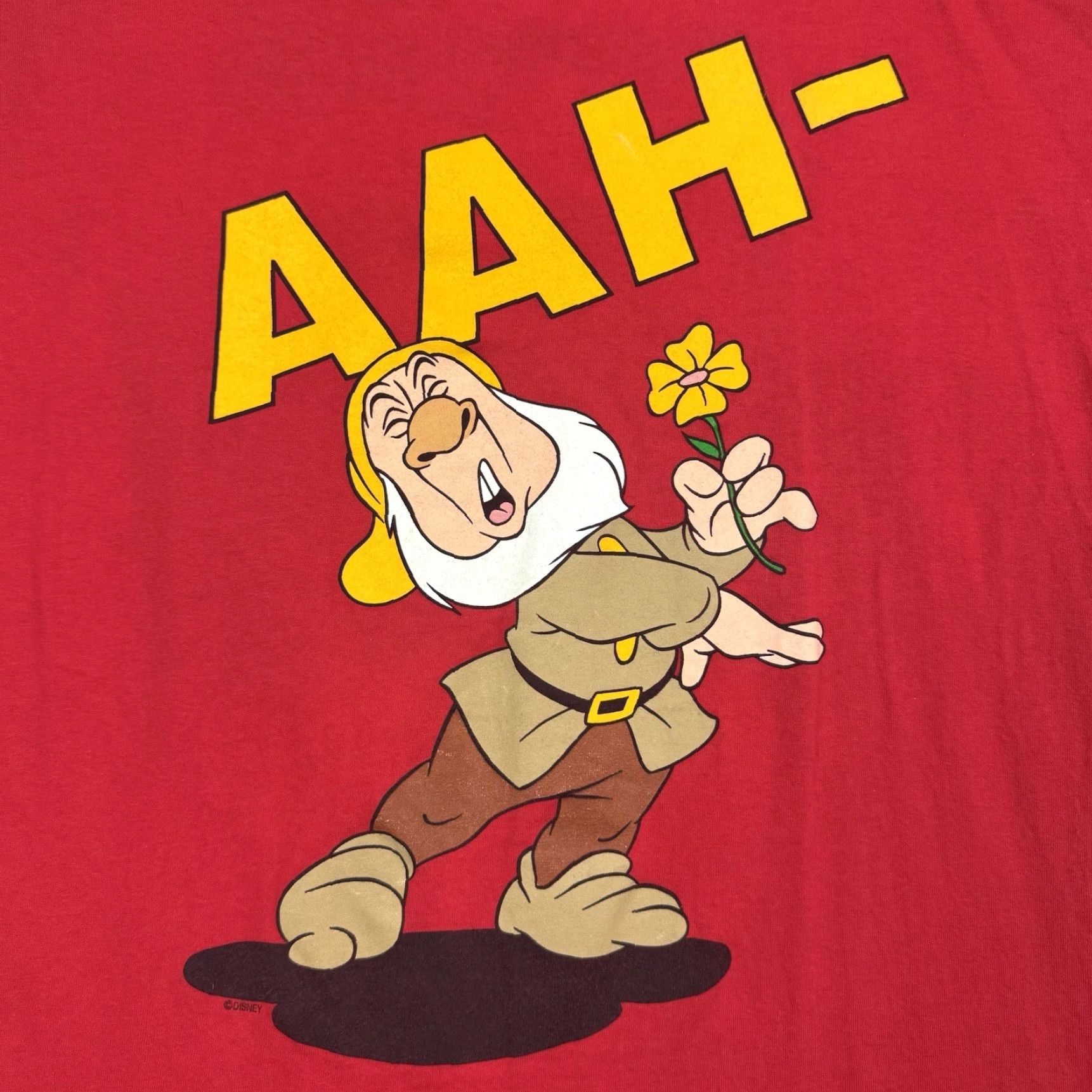 Anvil VINTAGE Sneezy 7 Dwarf Disney On Ice T Shirt Adult XL Walt Disney Cartoon 90s Size US XL / EU 56 / 4 - 2 Thumbnail