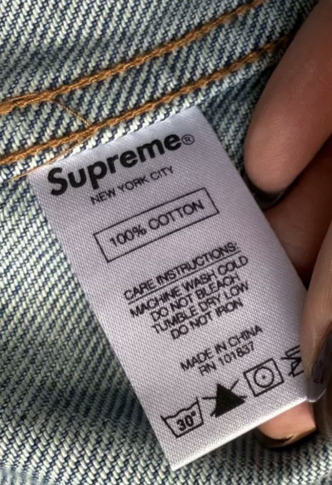 Supreme Supreme patches denim Trucker work Jacket Size US L / EU 52-54 / 3 - 4 Thumbnail