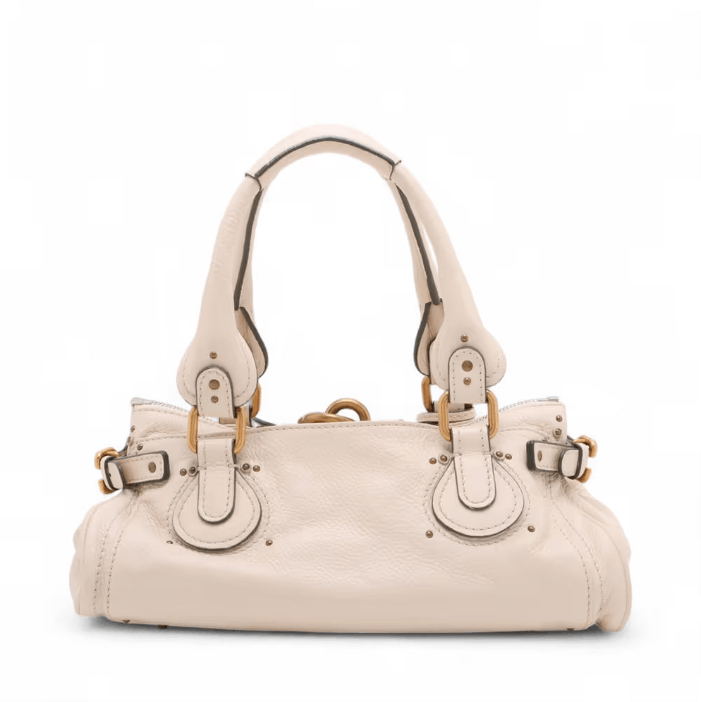 Chloe Paddington Leather Handbag Ivory Size ONE SIZE - 2 Thumbnail