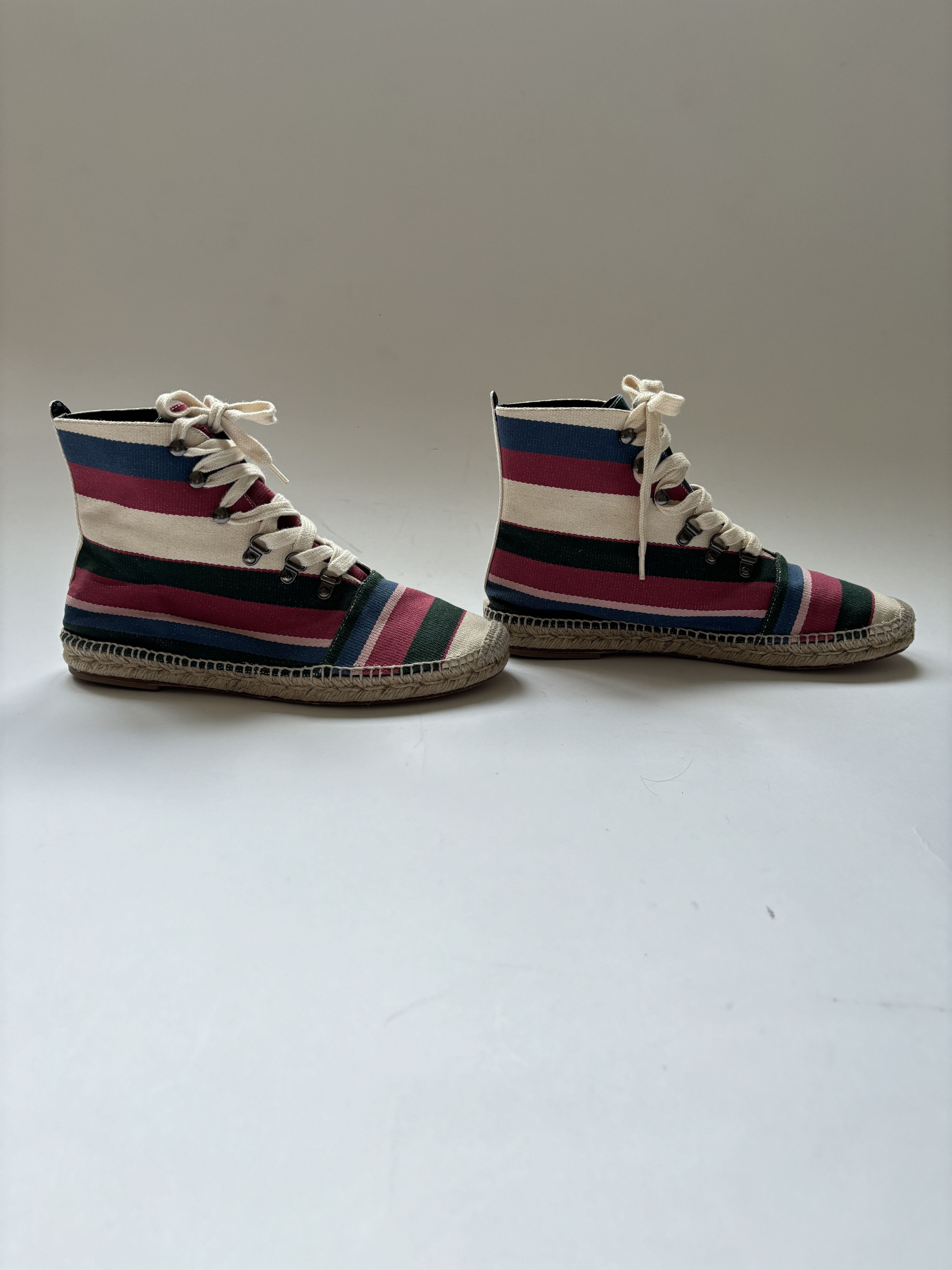 Loewe ⚡️QUICK SALE⚡️Loewe Multicolor Hi-Top Lace-Up Espadrilles Size US 10 / EU 43 - 4 Thumbnail