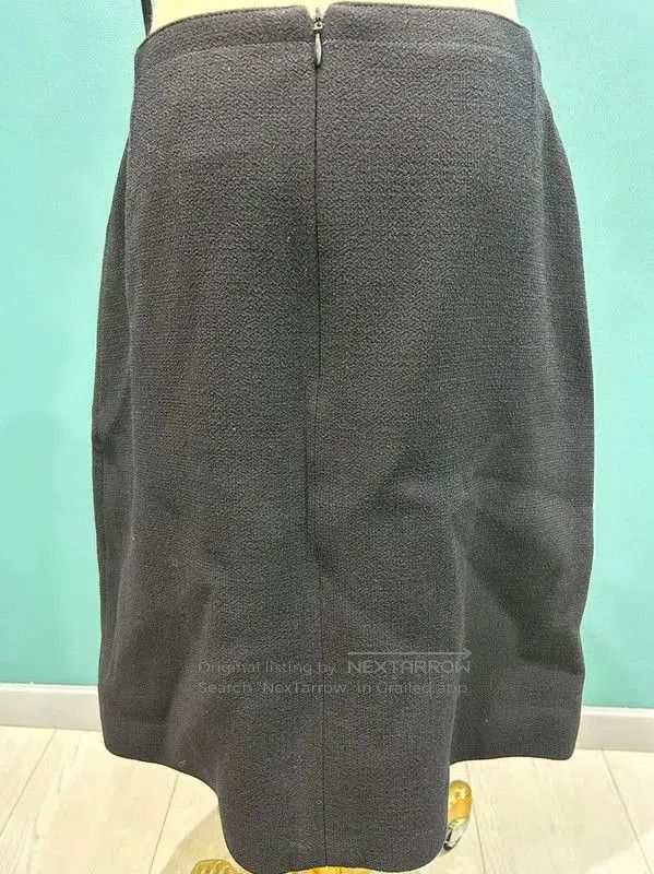 Chanel Chanel Black Mid-Length Logo Trench Coat . Size M / US 6-8 / IT 42-44 - 8 Thumbnail