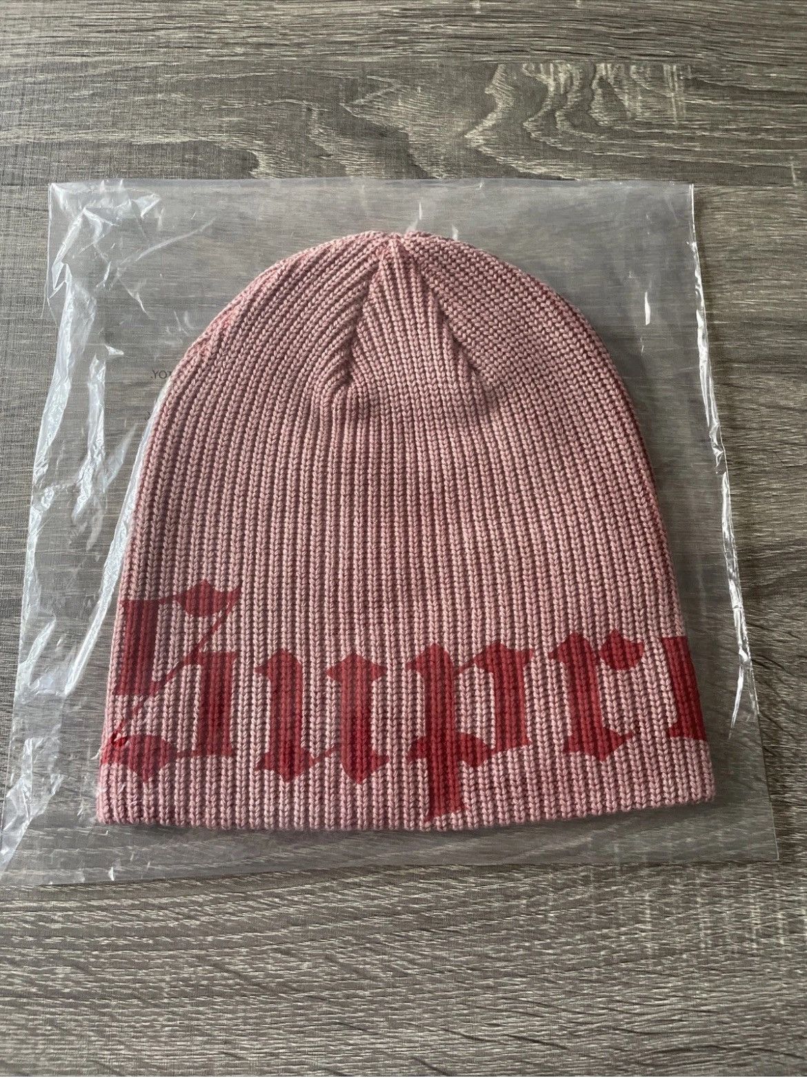 Supreme Old English Printed Beanie Red Supreme Old English Printed
