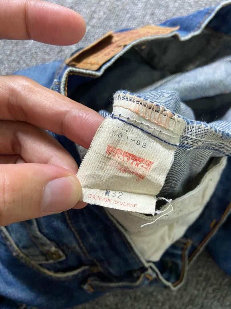 Levi's Levis Strauss Co. Straight Leg Denim Jeans (186) Size US 32 / EU 48 - 4 Thumbnail