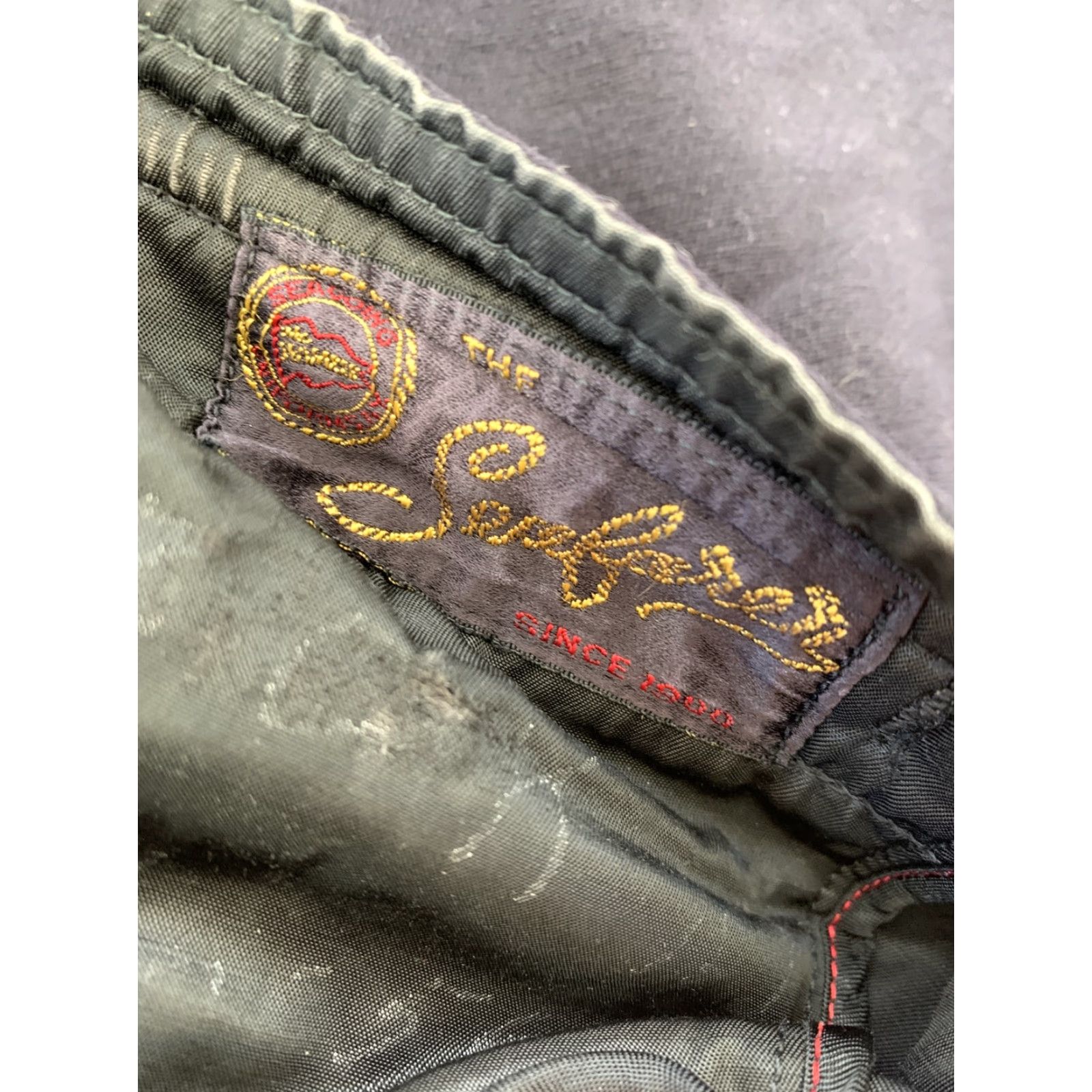 Vintage VINTAGE The Seafarer MENS Wool BLUE Sailer Front Button Disco PANTS Size 34x32 Size US 34 / EU 50 - 4 Thumbnail