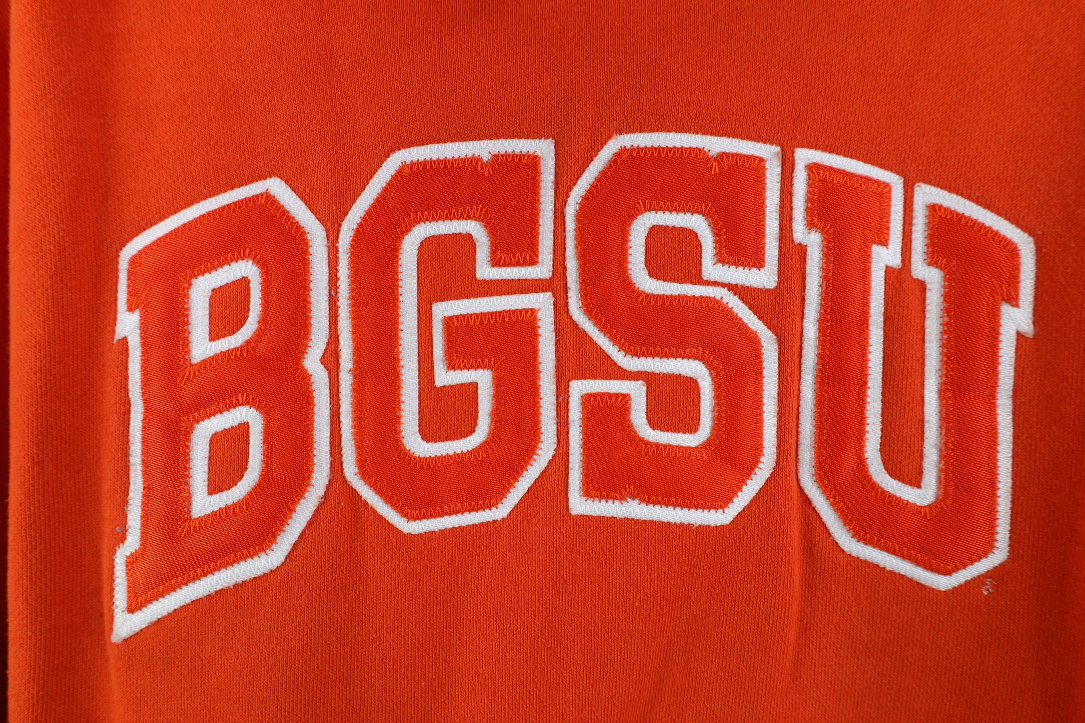 Vintage Vintage 90s Bowling Green State University Hoodie Sweatshirt Size US L / EU 52-54 / 3 - 4 Thumbnail
