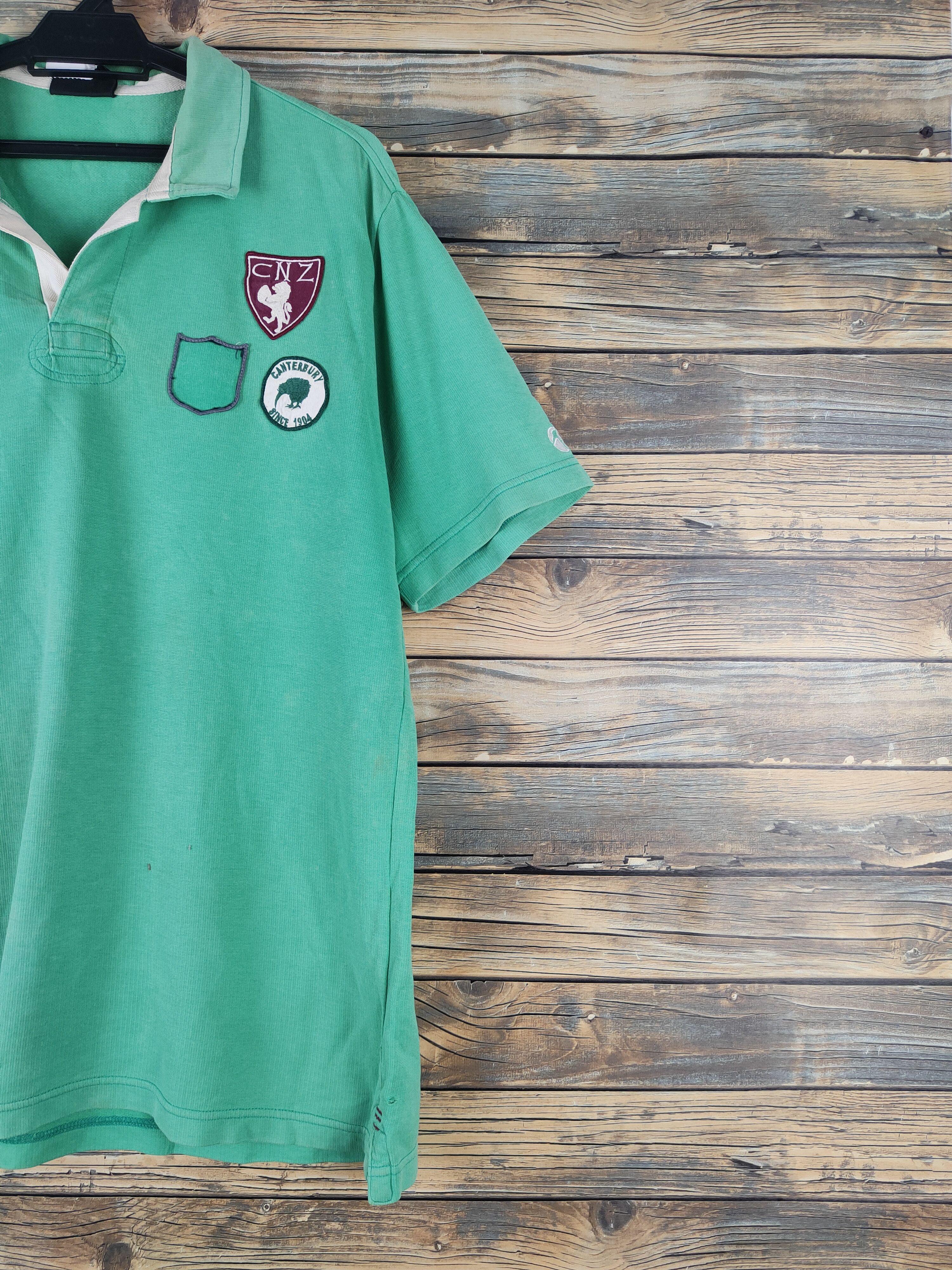 Canterbury of New Zealand DL Canterbury of New Zealand Green Polo Shirts #1628 Size US L / EU 52-54 / 3 - 7 Thumbnail