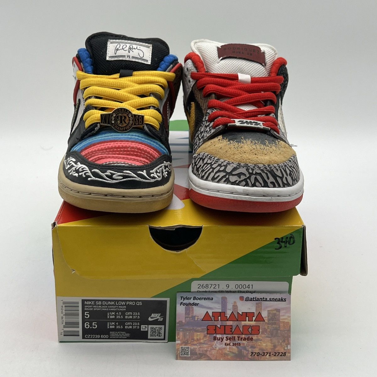Nike Nike Dunk Low what the Paul Size US 5 / EU 37 - 2 Thumbnail