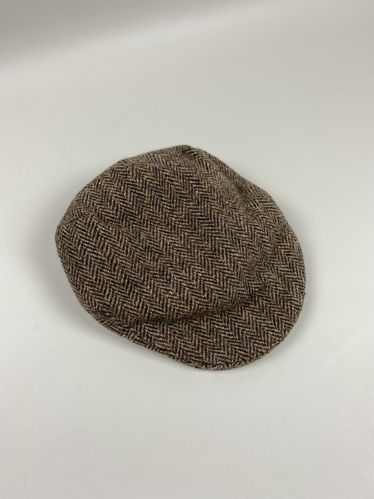 Harris Tweed × Vintage Harris Tweed vintage herringbone wool flat cap size M Size ONE SIZE - 1 Thumbnail
