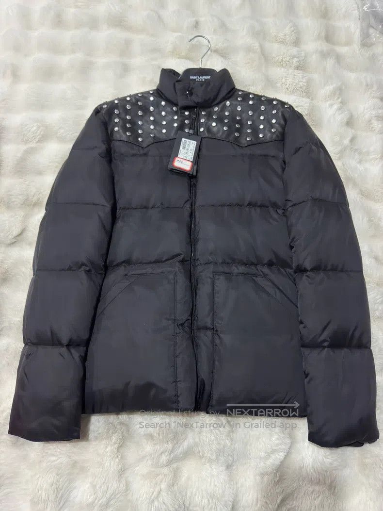 Saint Laurent Paris AW14 スタッズ　クリーパー　40 Saint Laurent Paris Saint Laurent AW14 studded puffer | Grailed