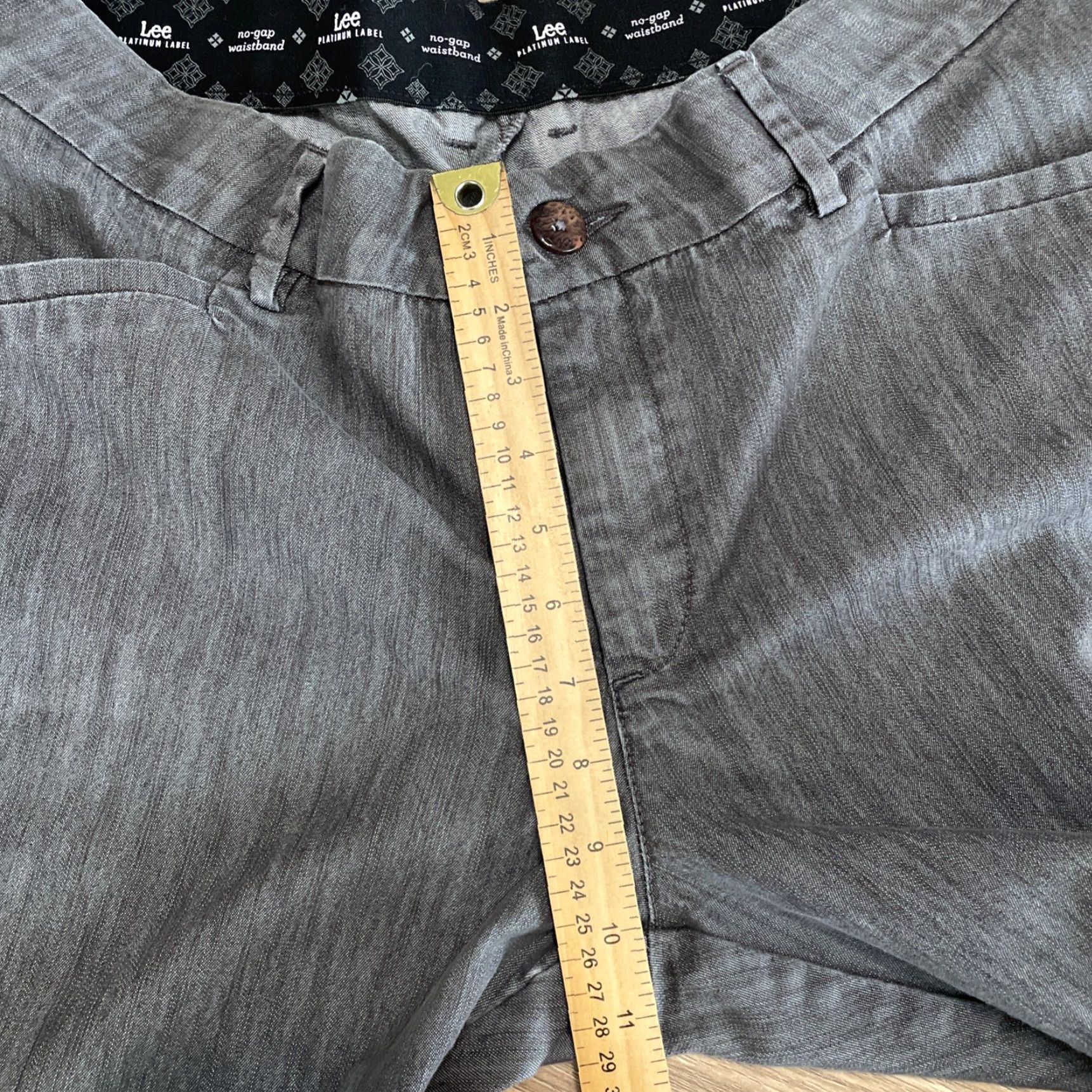 Gap Gap Gray Jeans 16M Womens Regular Straight Leg Mid Rise Dress Pants - 30in Inseam Size 38" / US 16 / IT 52 - 5 Thumbnail