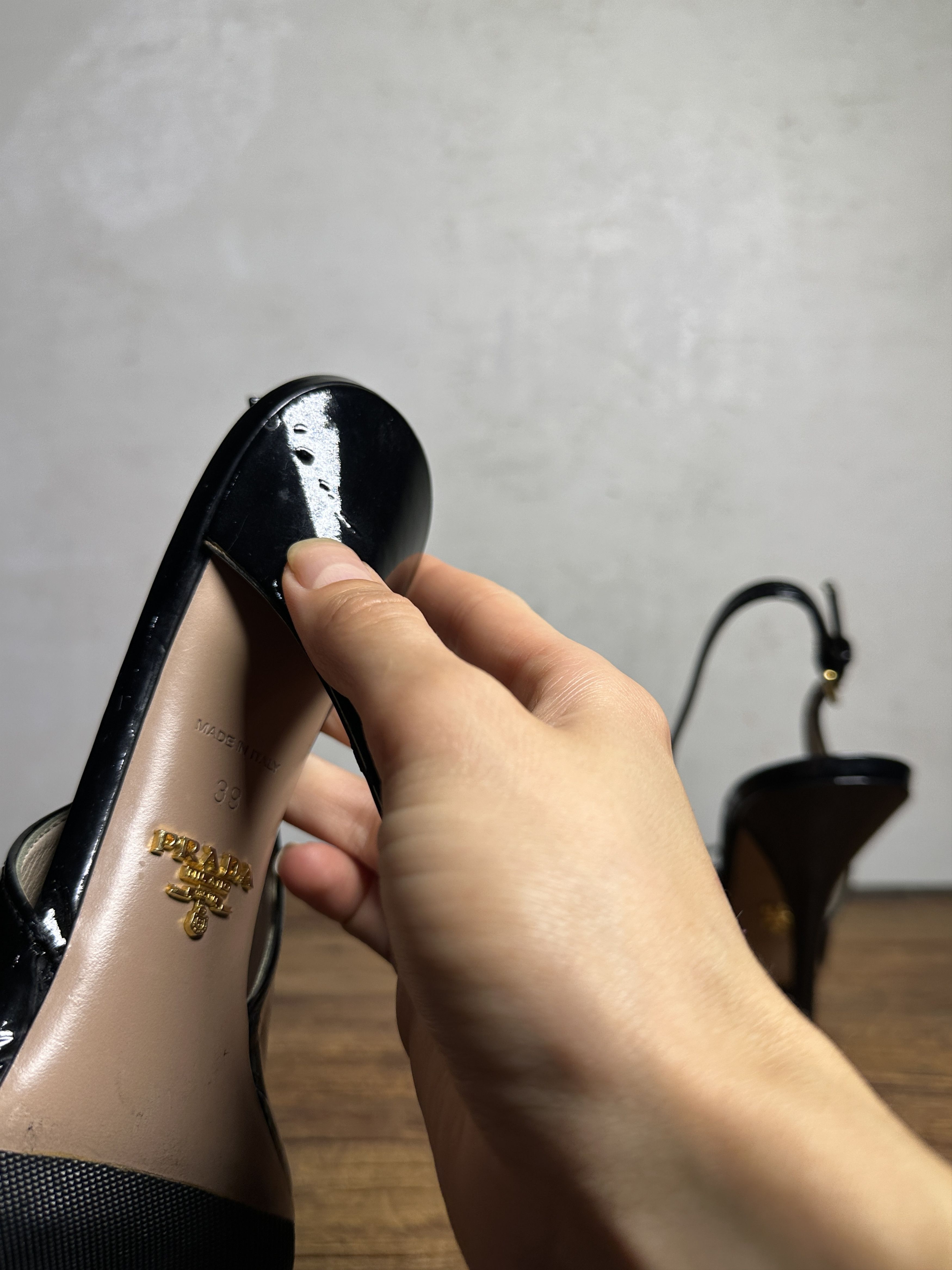 Prada Prada Patent Leather Mules Size US 9 / IT 39 - 8 Thumbnail