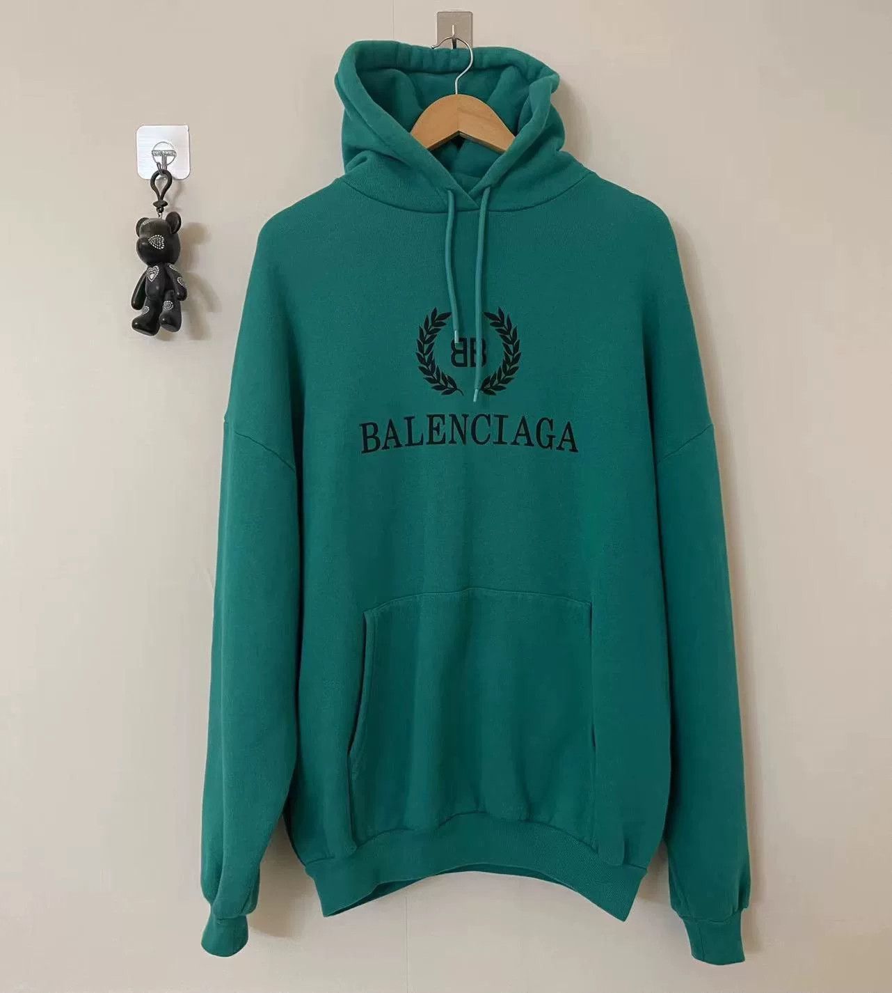 Balenciaga balenciaga lake blue cap hooded sweatshirt Size ONE SIZE - 1 Thumbnail