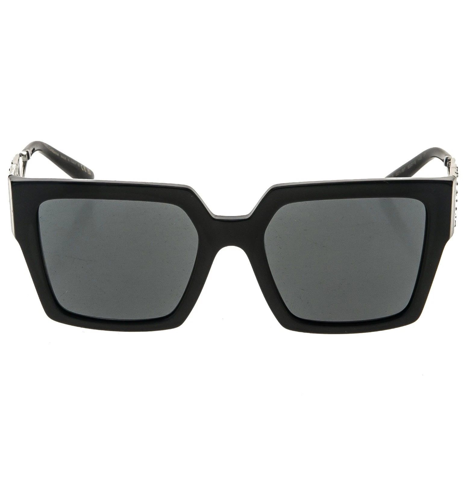 Dolce & Gabbana DOLCE & GABBANA 4446 DIVA DG4446B Black Geometric Sunglasses Size ONE SIZE - 8 Thumbnail