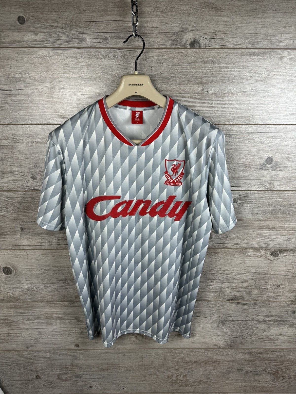 Vintage VINTAGE LIVERPOOL SOCCER JERSEY CANDY SIZE L Size US L / EU 52-54 / 3 - 4 Thumbnail