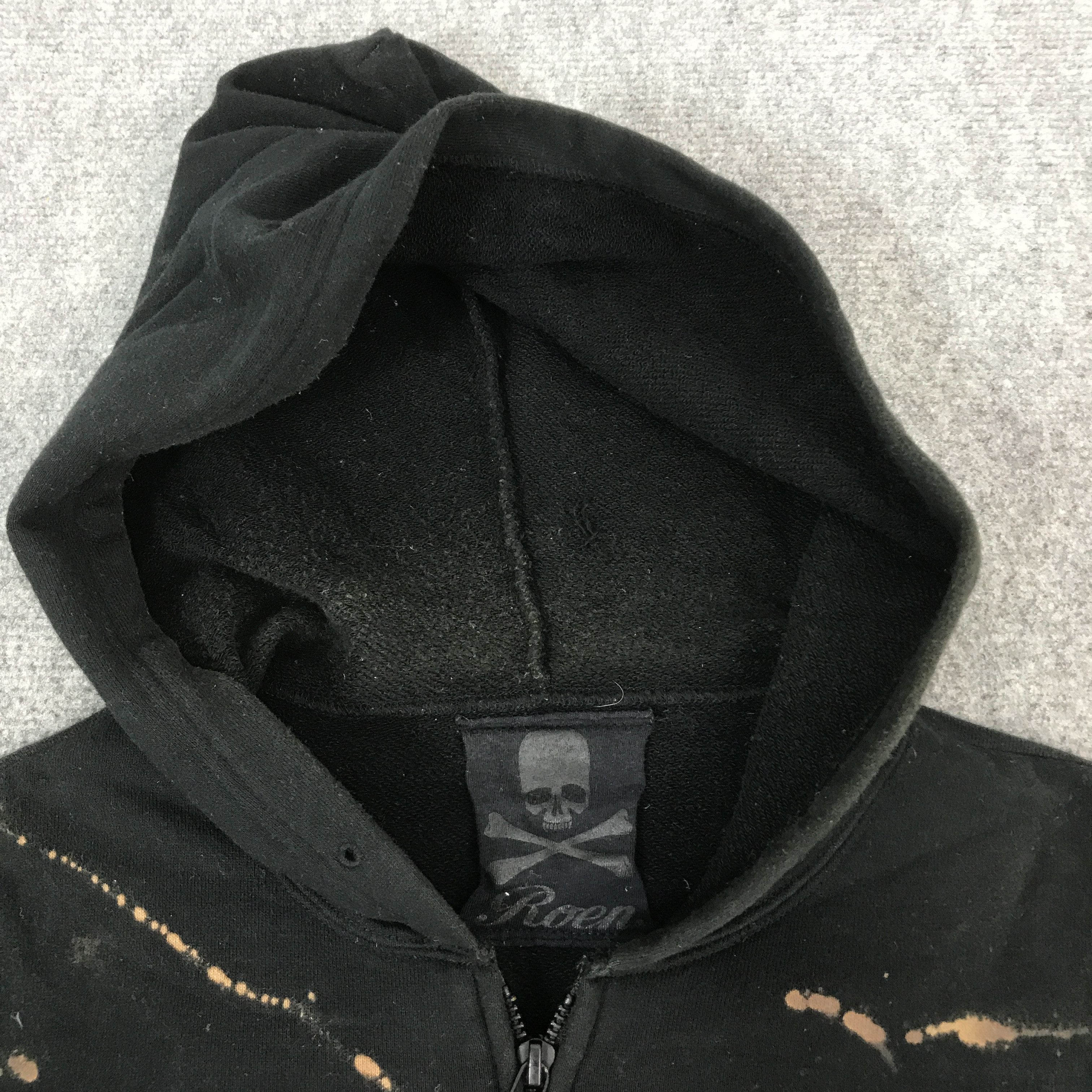 Roen gothic style roen Japan Acid Wash style skull hoodies jacket Size US XS / EU 42 / 0 - 9 Thumbnail