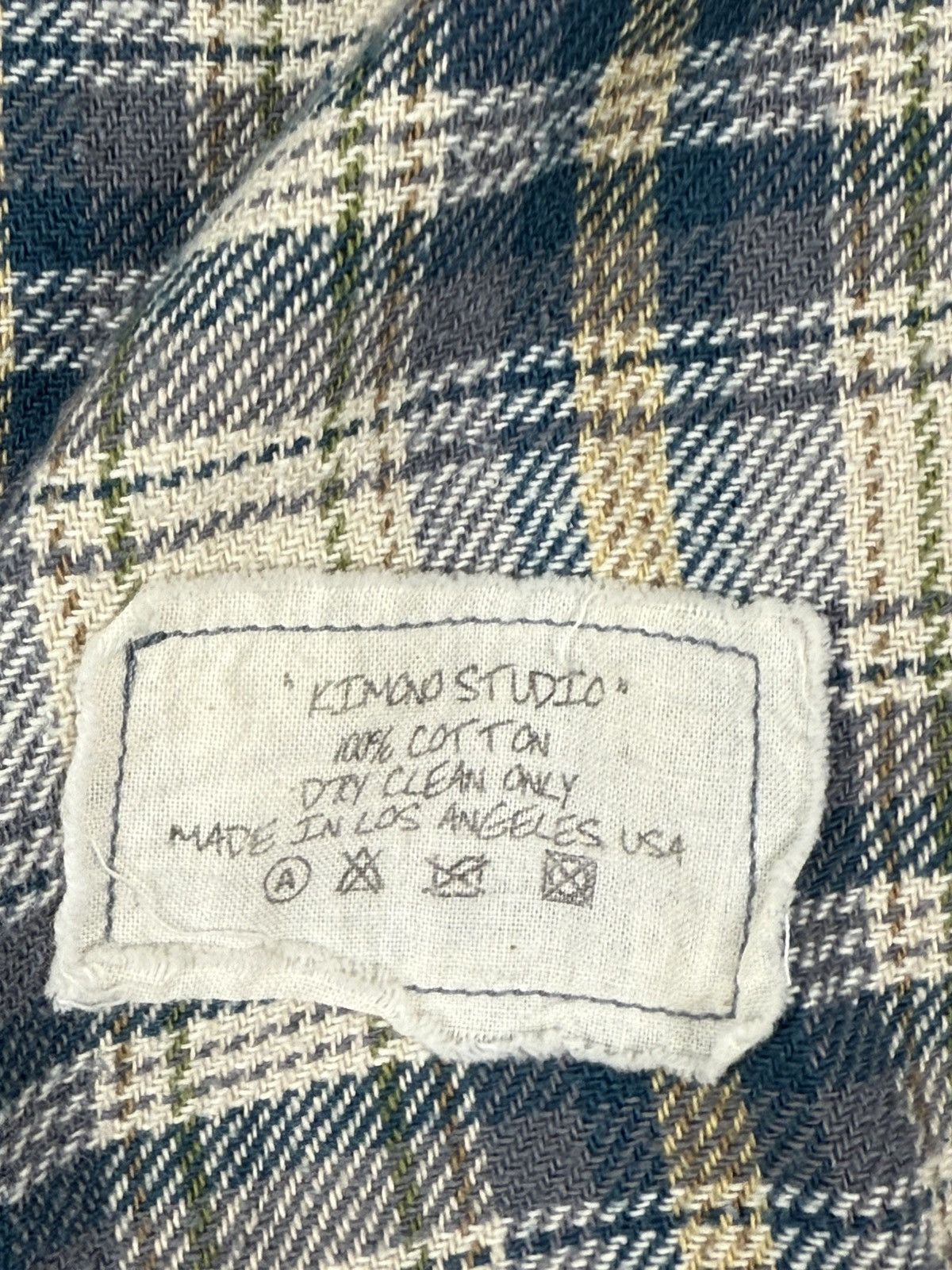 Greg Lauren Kimono Studio Flannel Size US L / EU 52-54 / 3 - 4 Thumbnail