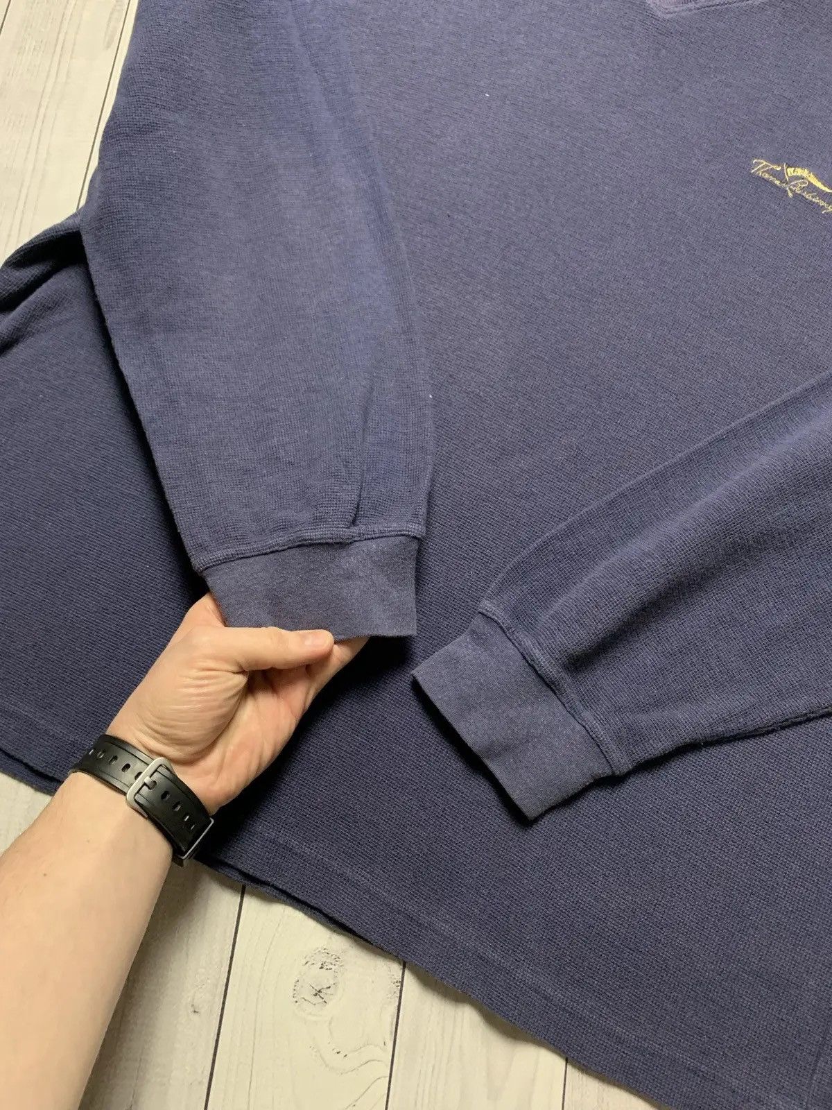 Burberry Vintage Long sleeve Thomas Burberry sweater XL Size US XL / EU 56 / 4 - 5 Thumbnail