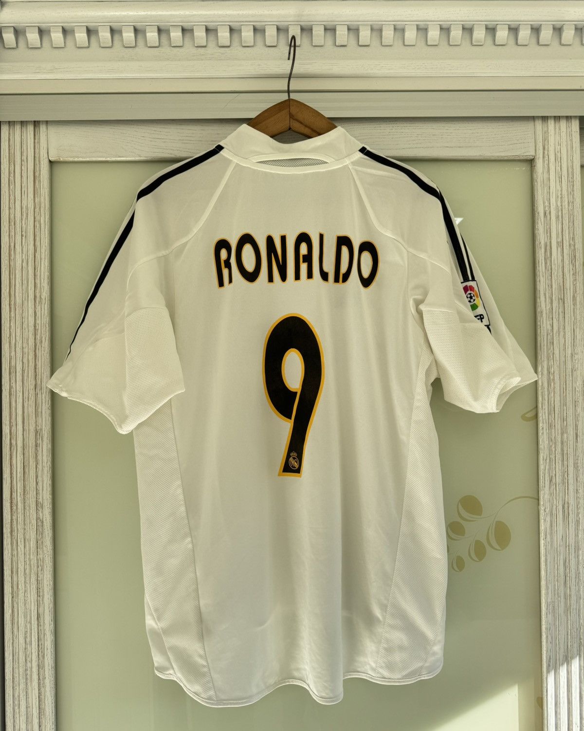 Adidas Ronaldo #9 Real Madrid 2004-2005 Vintage Soccer Jersey Shirt Size US L / EU 52-54 / 3 - 1 Thumbnail