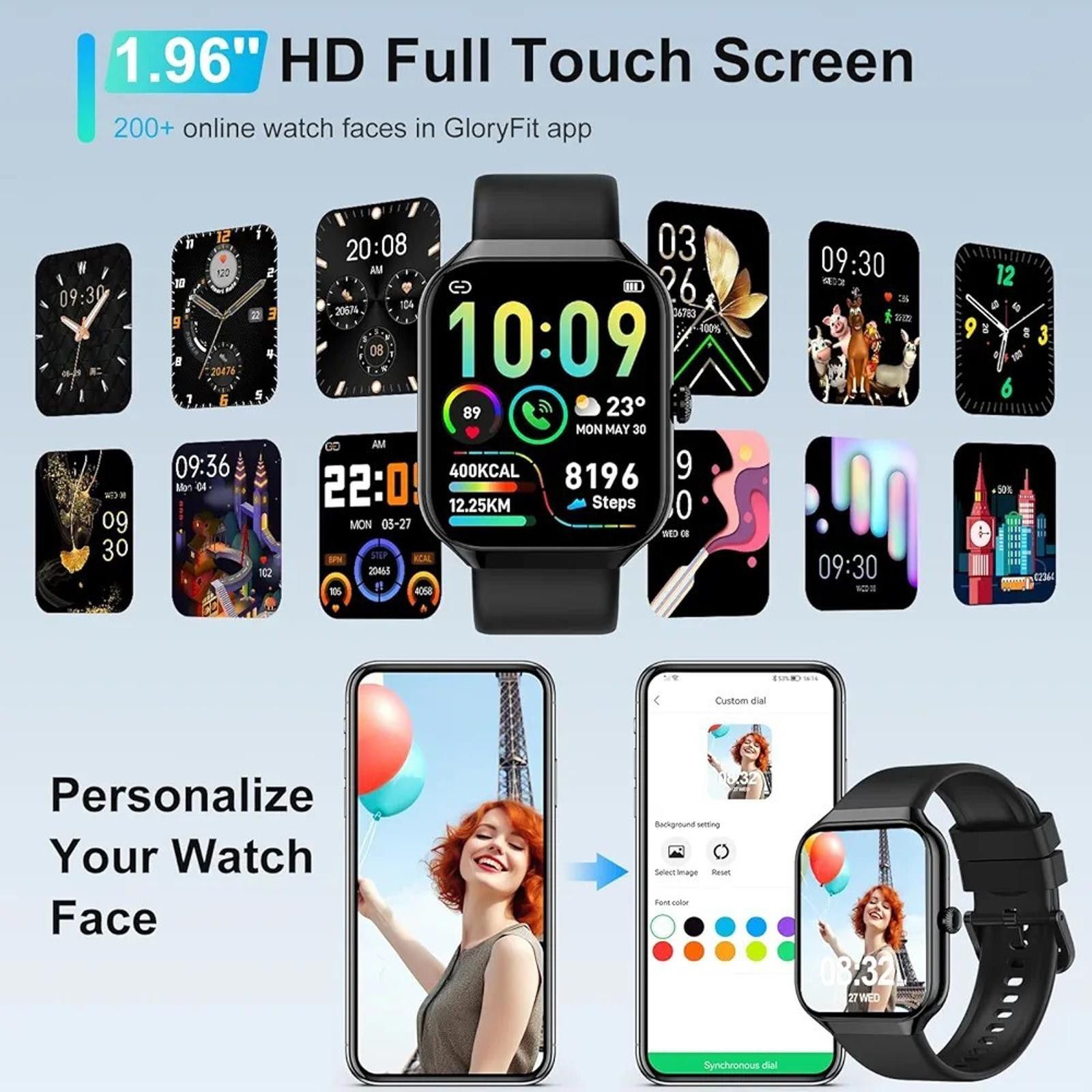 Other Togala P99 Smart Watch & Fitness and Activity Tracker black Size ONE SIZE - 2 Thumbnail