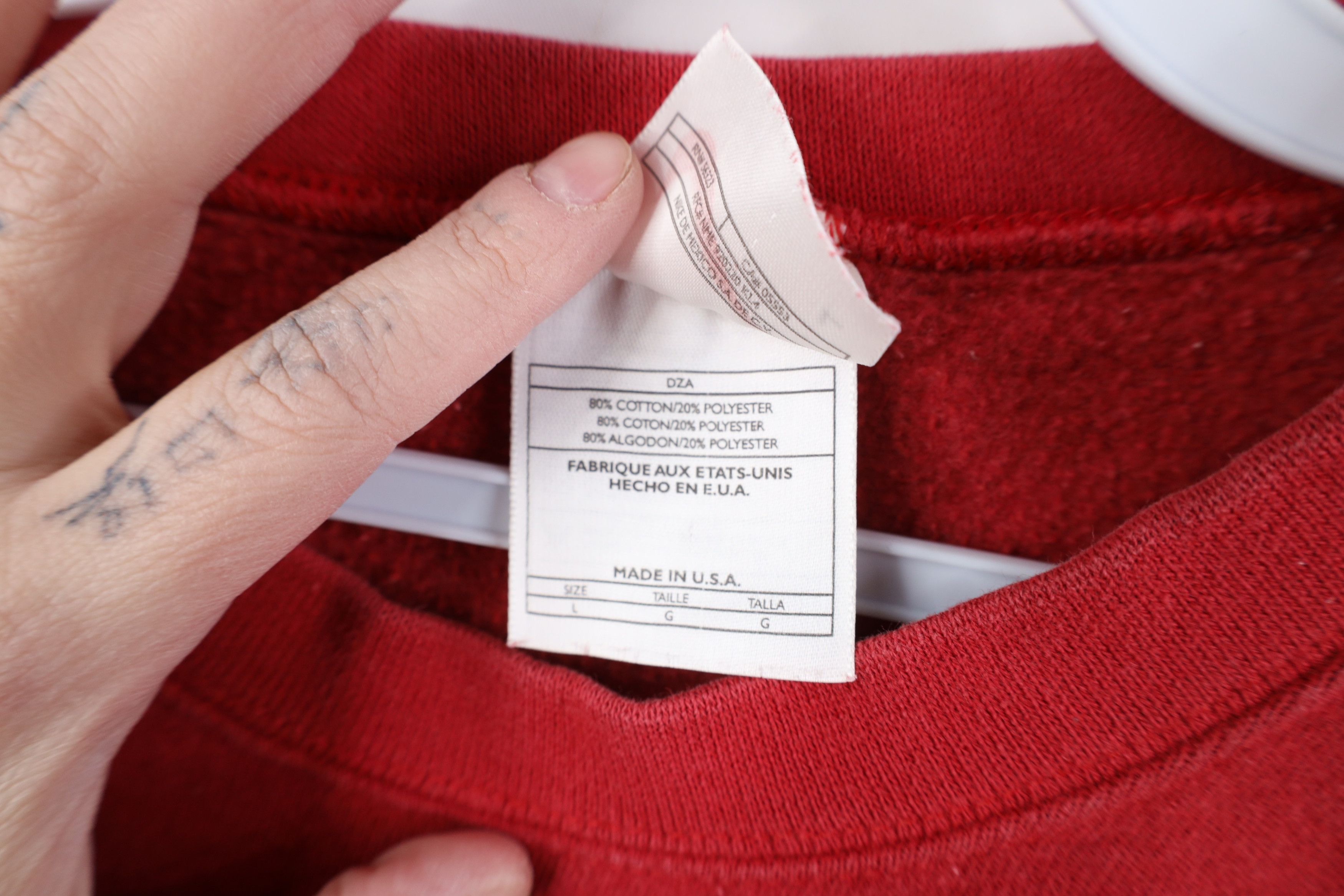 Nike Vintage 90s Nike Mini Swoosh Heavy Crewneck Sweatshirt USA Size US L / EU 52-54 / 3 - 10 Thumbnail