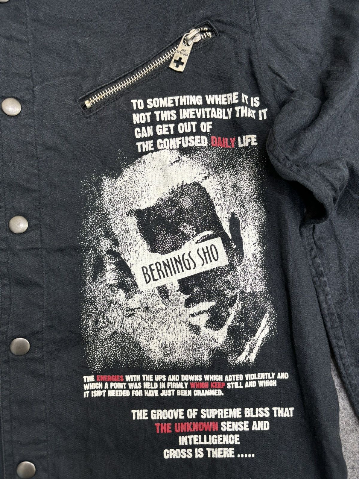 Japanese Brand 💥Punk Style💥Insane Style BerningSho Punk Shirt F524 Size US M / EU 48-50 / 2 - 5 Thumbnail
