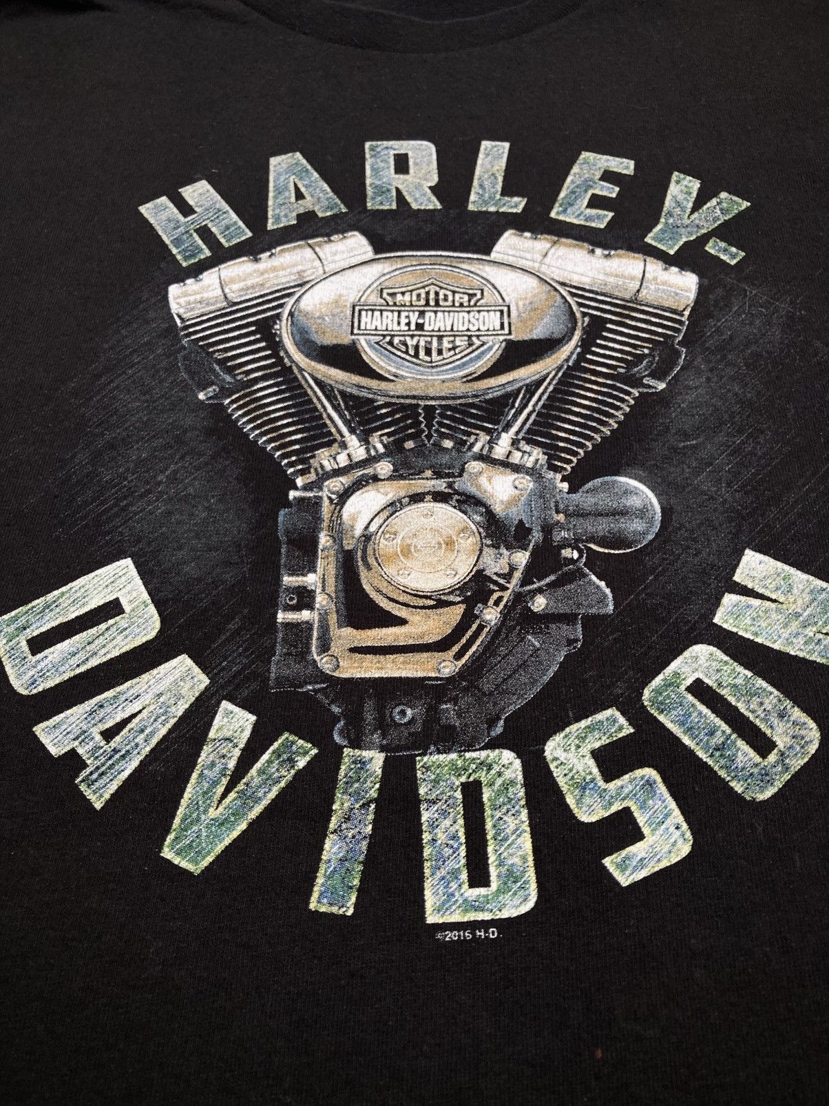 Harley Davidson × Vintage Harley Davidson Denton County Texas Motor Head Size US XL / EU 56 / 4 - 6 Thumbnail