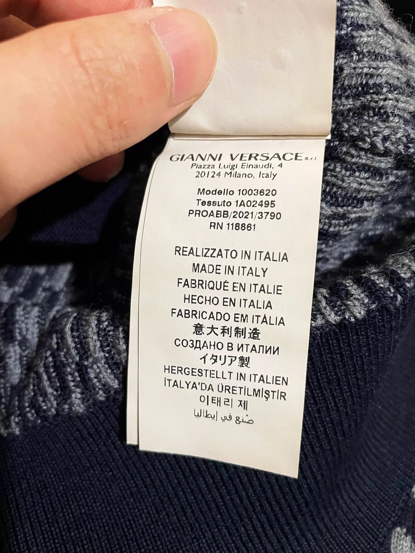 Versace Versace Medusa Runway Wool Knit Jacket XS 99New Size US S / EU 44-46 / 1 - 8 Thumbnail