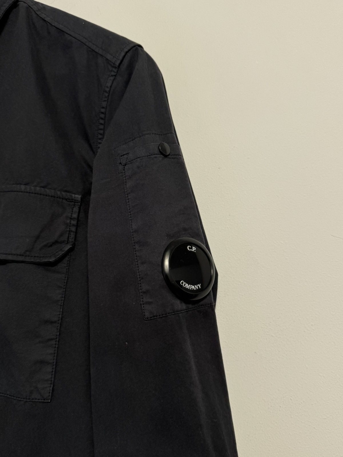 C.P. Company C.p Company Lens Button Up Dark Blue Long Sleeve Shirt Size US M / EU 48-50 / 2 - 8 Thumbnail