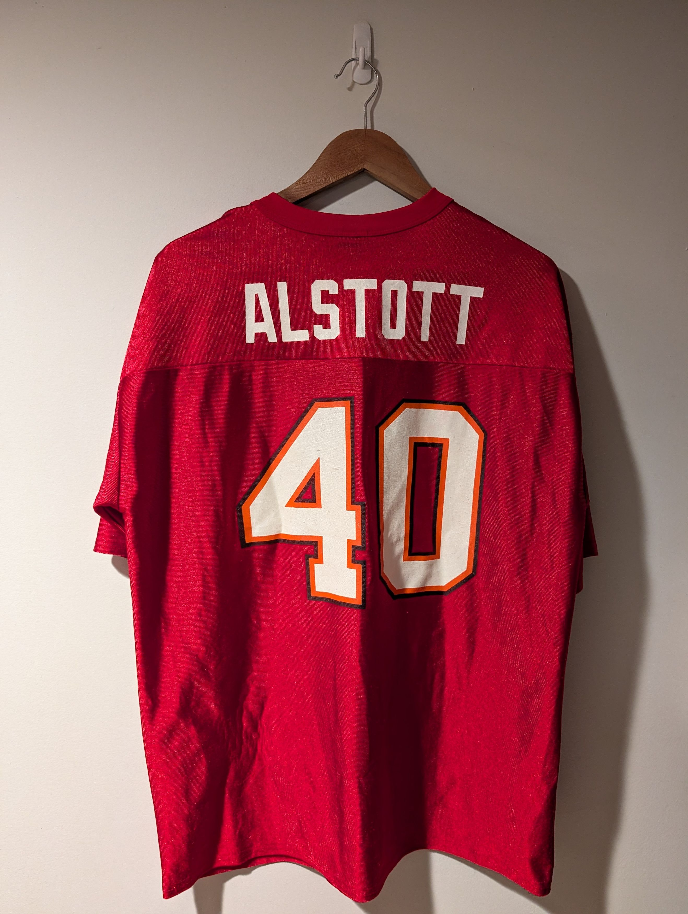 NFL Vintage Tampa Bay Buccaneers Alstott NFL Football Jersey Size US L / EU 52-54 / 3 - 1 Thumbnail