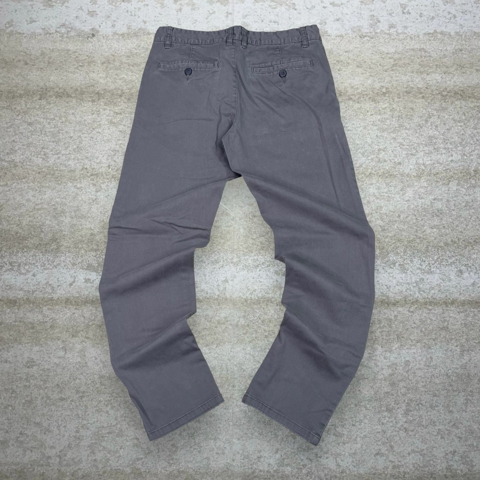 Vintage Vintage Y2K Khakis Pants 30x30 Slim Smoke Grey Flat Front Size US 30 / EU 46 - 1 Thumbnail