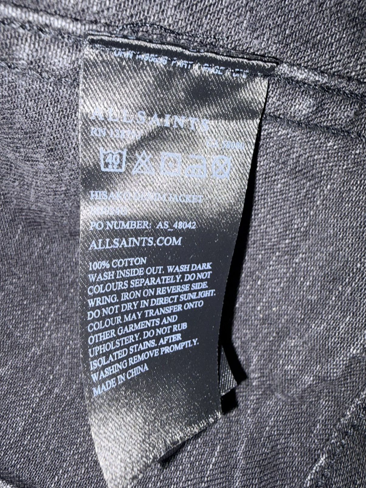Allsaints Vintage distressed allsaints denim jacket Size US S / EU 44-46 / 1 - 4 Thumbnail