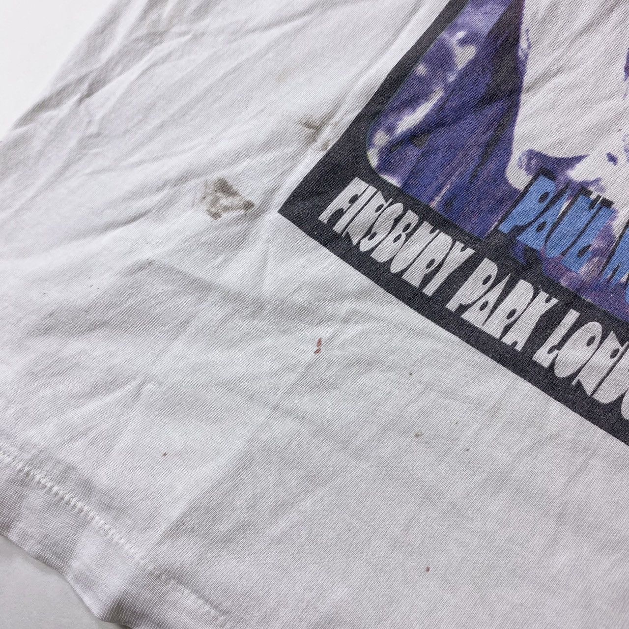 Band Tees × Japanese Brand × Vintage !RARE! VTG 90s Trashed PAUL WELLER Lazy Sunday Tee Size US XL / EU 56 / 4 - 8 Thumbnail