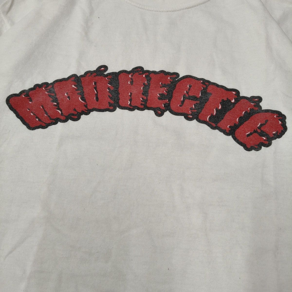 GOODENOUGH Vintage Y2K GOODENOUGH UK x Mad Hectic Melted Arc Logo Tee Size US XL / EU 56 / 4 - 15 Thumbnail