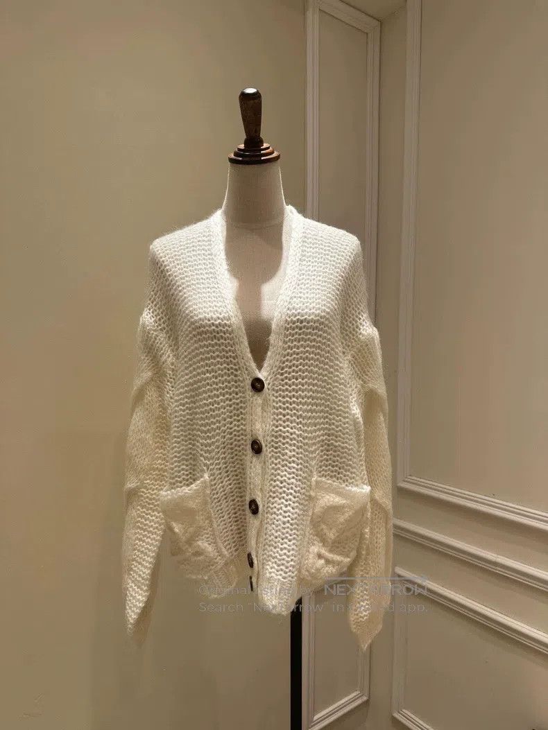 Loewe Loewe Mohair cardigan Size S / US 4 / IT 40 - 2 Thumbnail