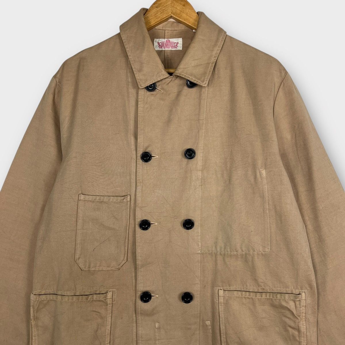 HOLLYWOOD RANCH MARKET 🔥 Pick Hollywood Rach Market Moleskin Double Breast Jacket Size US L / EU 52-54 / 3 - 6 Thumbnail