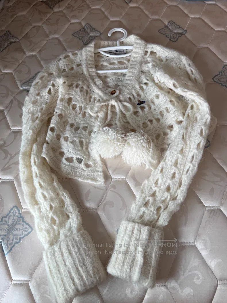 Vivienne Westwood Vivienne Westwood Knit Cardigan with 74% Alpaca Wool, 13% Size S / US 4 / IT 40 - 4 Thumbnail
