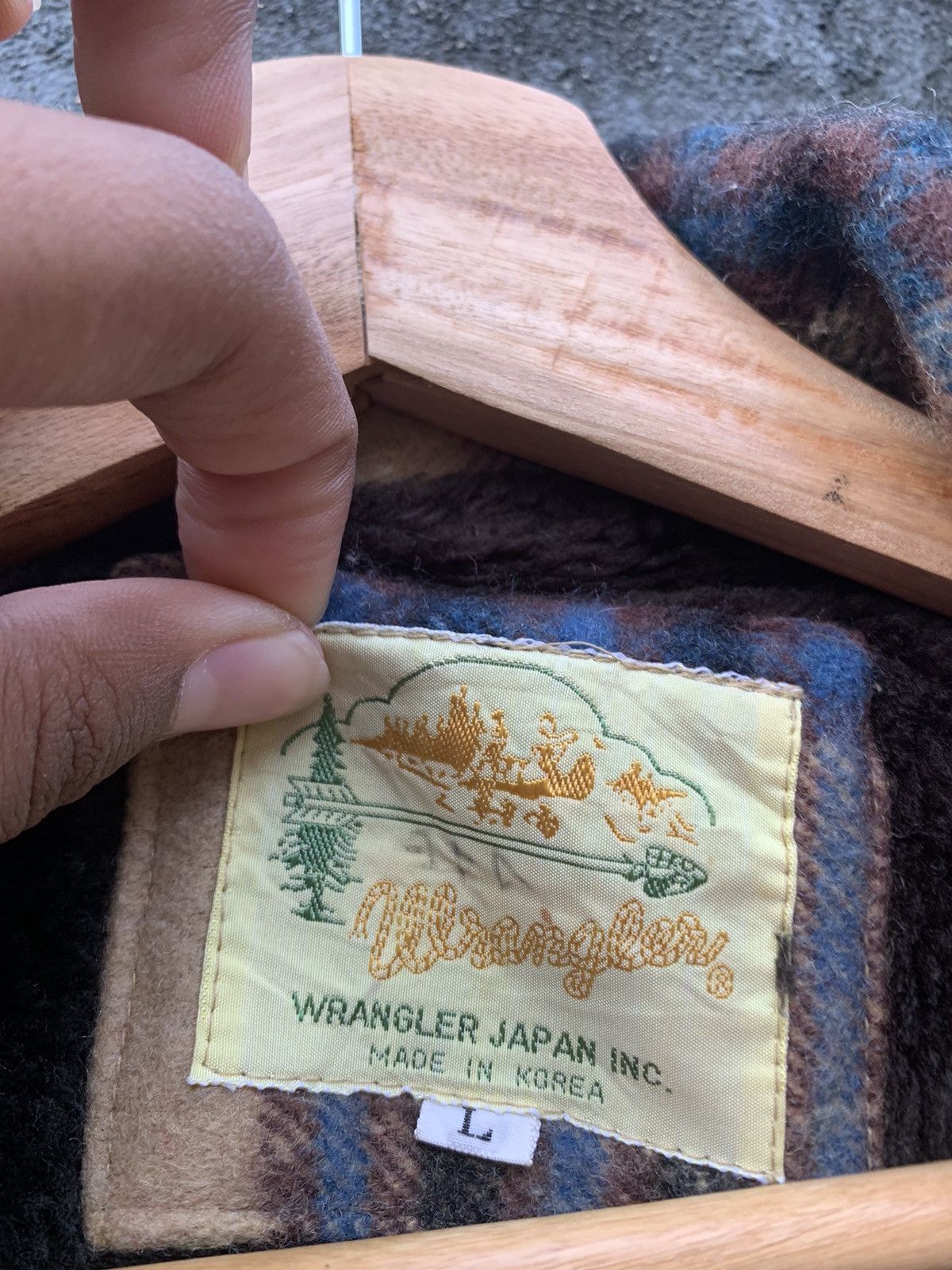 Wrangler 👹Vintage Wrangler Wool Flannel Fur Lined Jacket Size US L / EU 52-54 / 3 - 7 Thumbnail