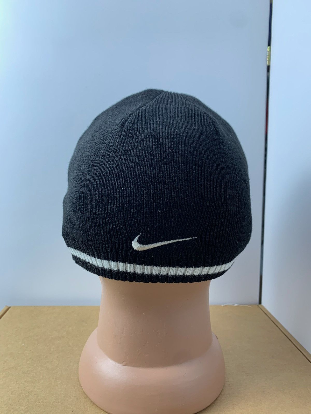 Nike × Vintage Vintage Nike hat striped brown black logo Size ONE SIZE - 6 Thumbnail