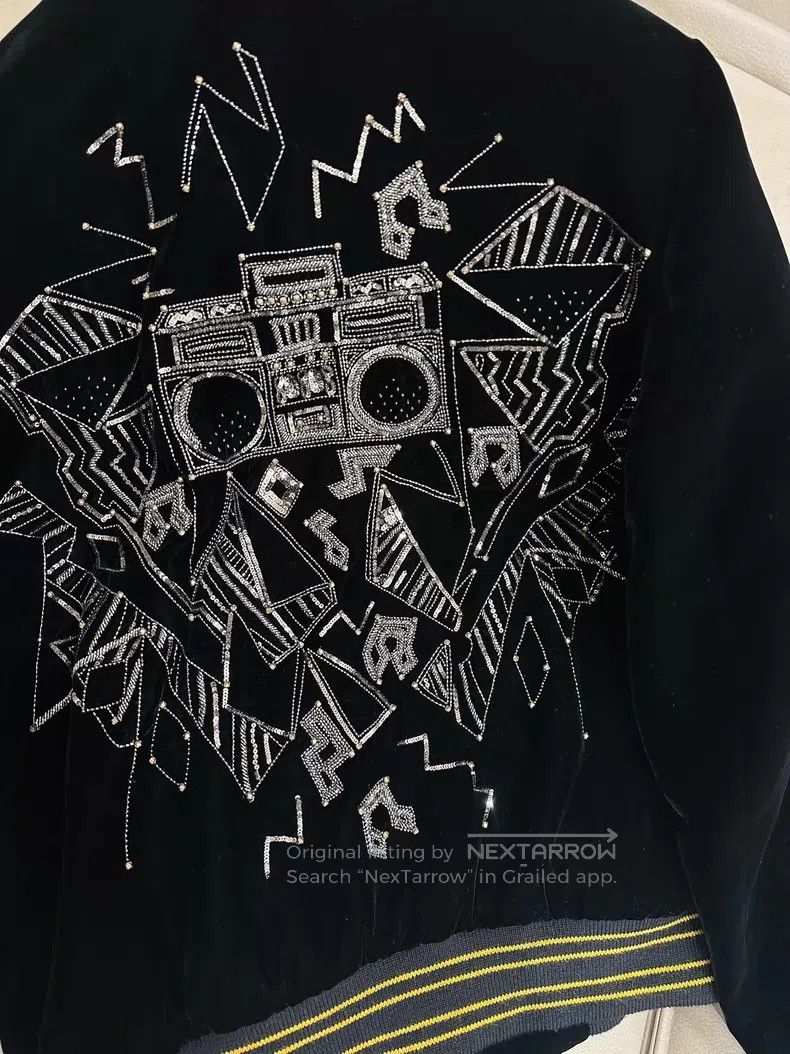 Saint Laurent Paris Saint Laurent Paris Metallic radio jacket velvet baseball Size US XS / EU 42 / 0 - 4 Thumbnail