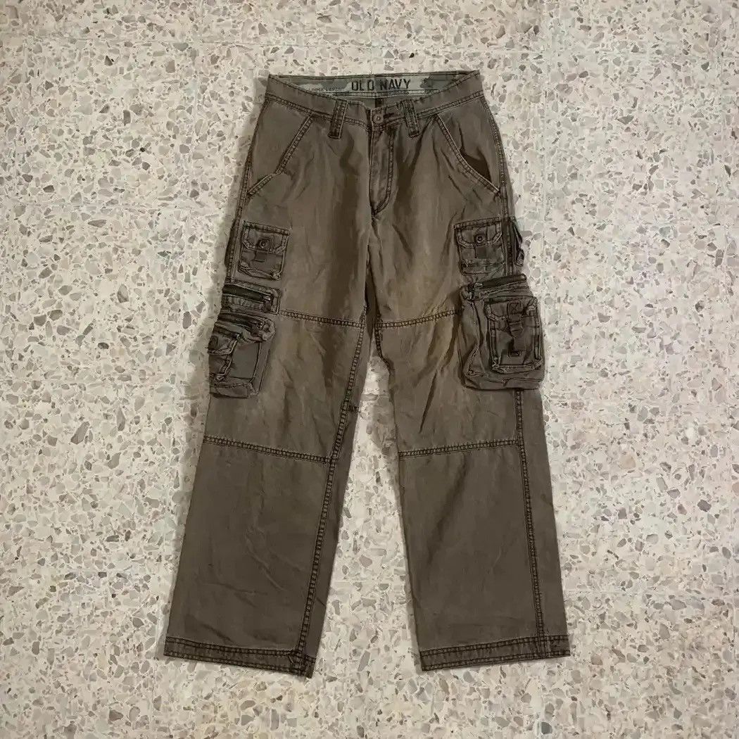 Japanese Brand OLD NAVY UTILITY 3D POCKET FADED MULTIPOCKET TROUSERS CARGO Size US 28 / EU 44 - 1 Thumbnail