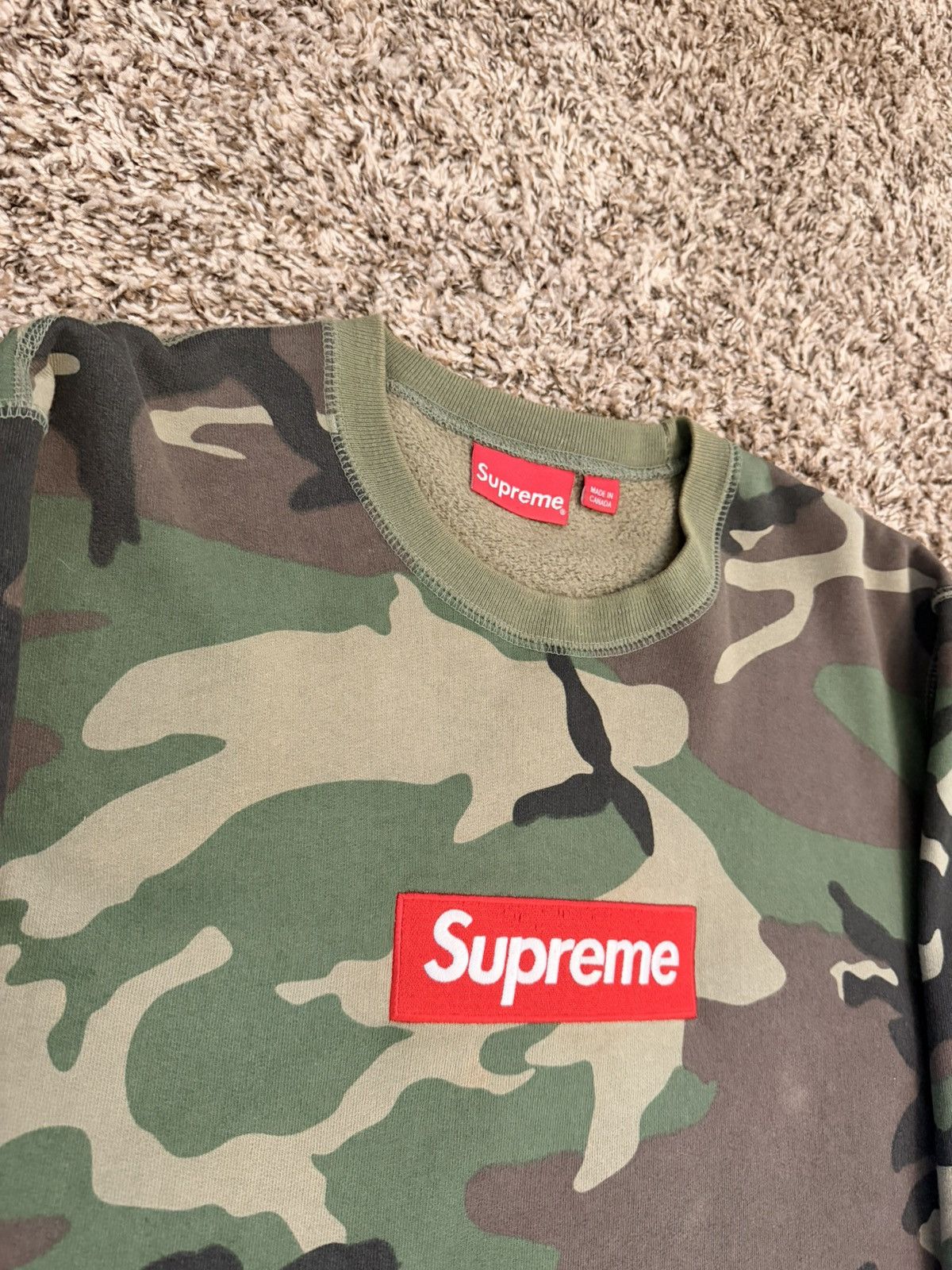Supreme supreme box logo crewneck fw15 Size US M / EU 48-50 / 2 - 2 Thumbnail