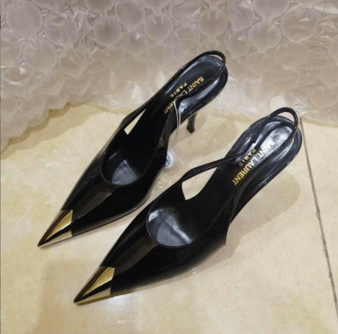 Saint Laurent Paris YSL Stiletto Heels Size US 8 / IT 38 - 1 Thumbnail