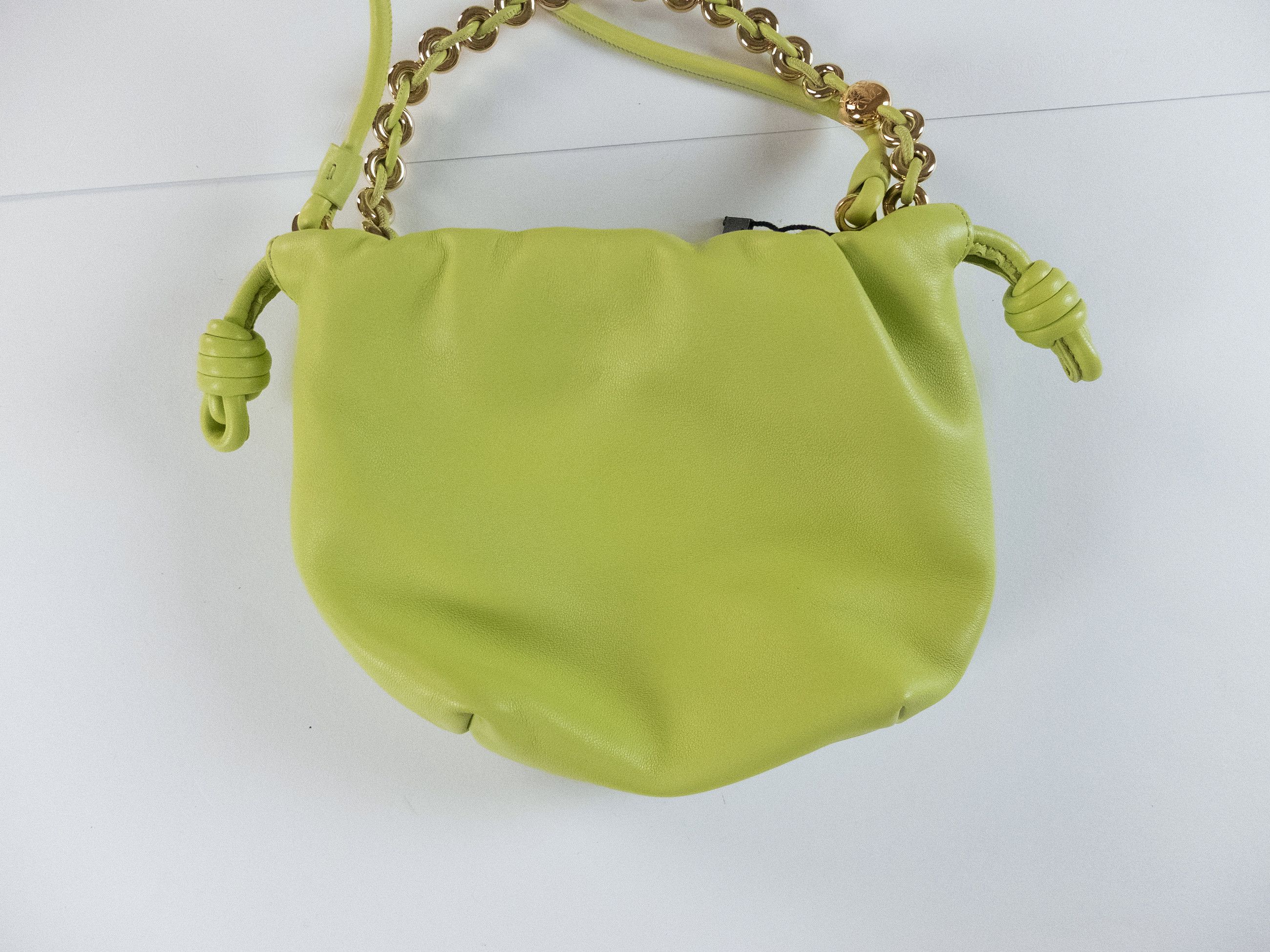 Loewe LOEWE Flamenco anise green mini leather purse bag Size ONE SIZE - 8 Thumbnail