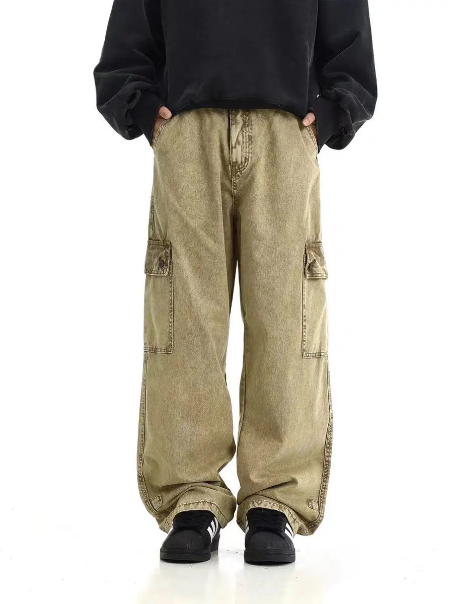 Japanese Brand × Jean Vintage washed and distressed casual trousers Size US 30 / EU 46 - 2 Thumbnail