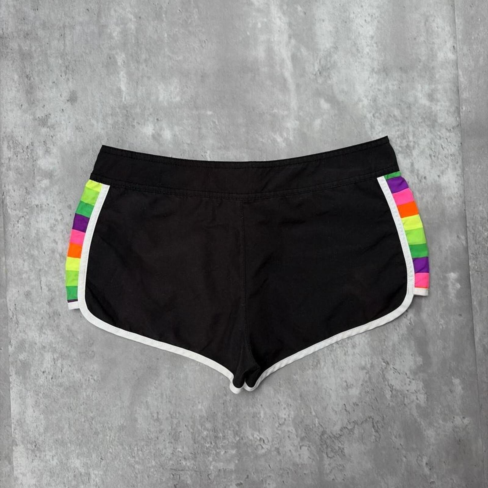 Ocean Pacific Y2K Ocean Pacific Surf Grunge Striped Mini Board Shorts Size 30" / US 8 / IT 44 - 2 Thumbnail