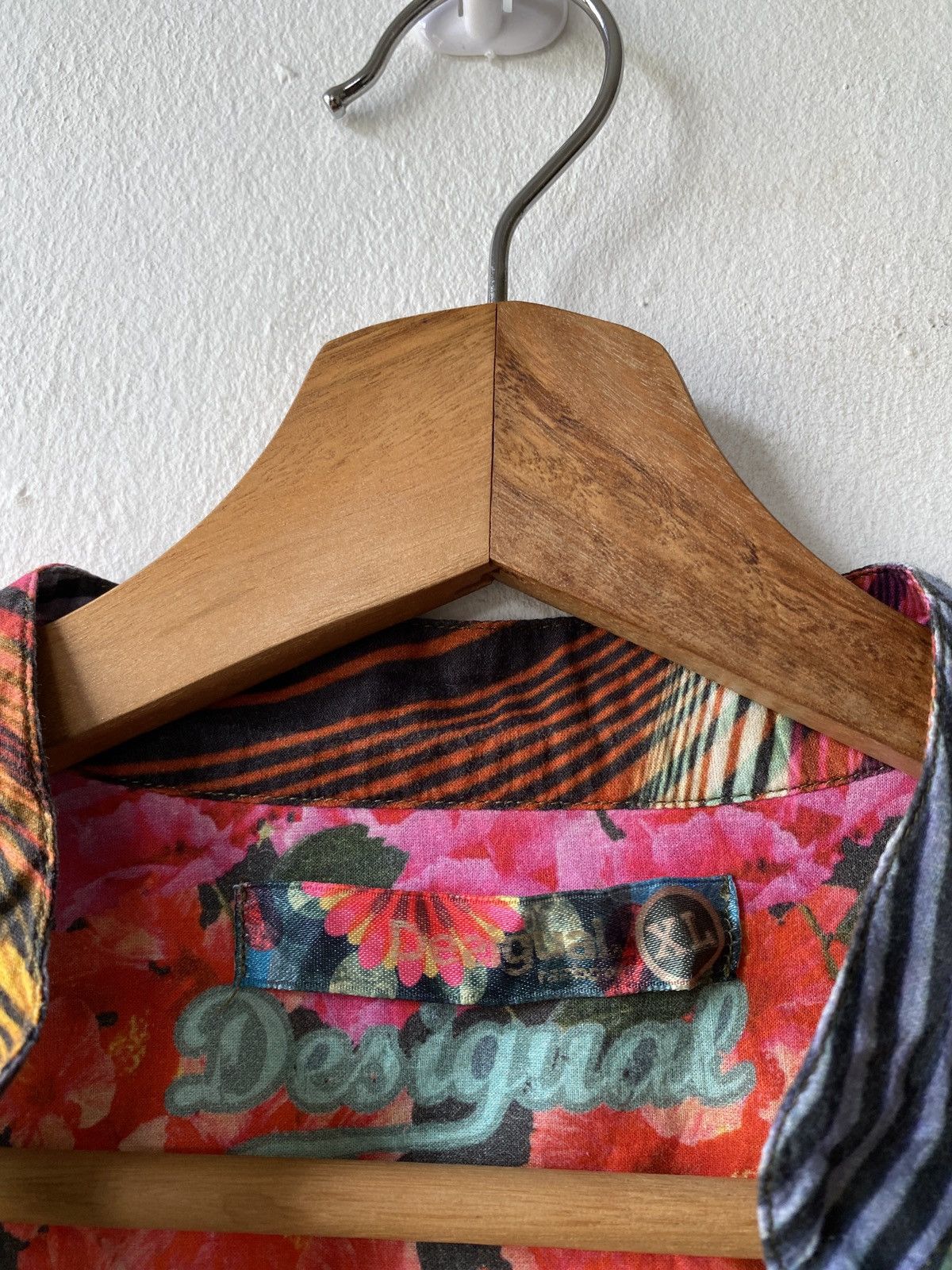 Desigual Desigual Floral Rainbow Design Overprint Long Sleeve Size US M / EU 48-50 / 2 - 13 Thumbnail